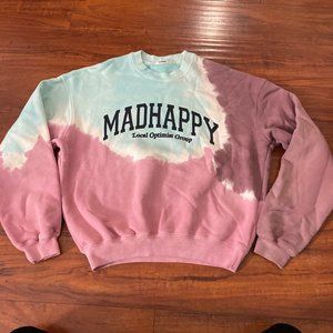 MADHAPPY PINK TIE DYE SWEATSHIRT SZ SMALL S
